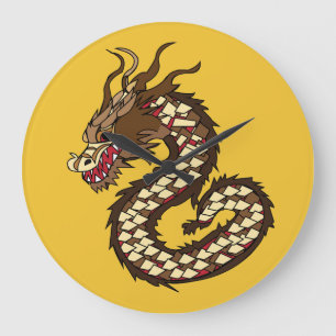 Chinese Drakenkunst Grote Klok