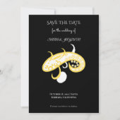 Chinese Drakenkunst – Mandala Paisley Boho Poster Save The Date (Voorkant)