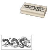 chinese drakenkunstzegel rubberstempel (Gestempeld)