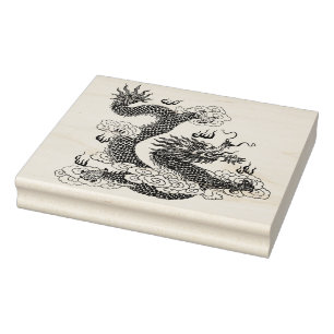 chinese drakenkunstzegel rubberstempel