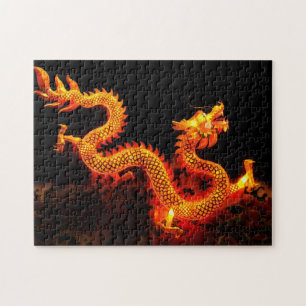 Chinese drakenlantaarn legpuzzel