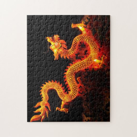 Chinese drakenlantaarn legpuzzel (Verticaal)