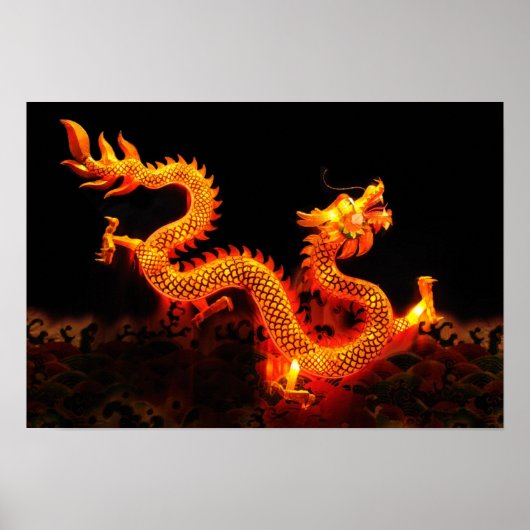 Chinese drakenlantaarn poster (Voorkant)