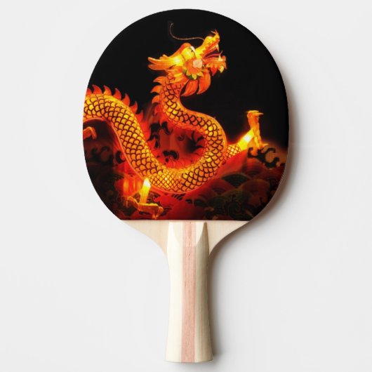 Chinese drakenlantaarn tafeltennisbatje (Voorkant)