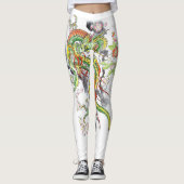 Chinese drakenpatroon leggings (Voorkant)