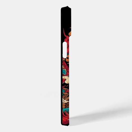 Chinese drakentotem, tattoo kunst Case-Mate iPhone case (Achterkant / Rechts)