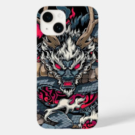 Chinese drakentotem, tattoo kunst Case-Mate iPhone 14 hoesje