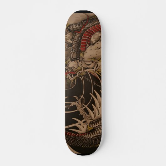 Chinese drakenverf persoonlijk skateboard (Voorkant)