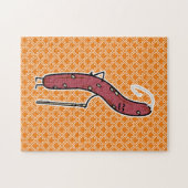 Chinese droge worst met verouderd vet Cantonese La Legpuzzel (Horizontaal)