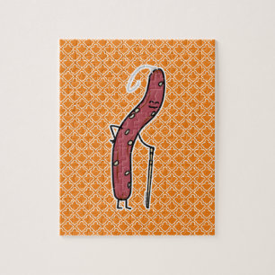 Chinese droge worst met verouderd vet Cantonese la Legpuzzel