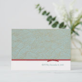 Chinese Dubbel Geluk RSVP Mailer Set Kaartje (Staand voorkant)