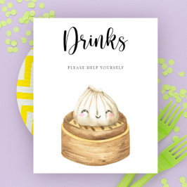 Chinese dumpling - Dranken pakken zichzelf Poster