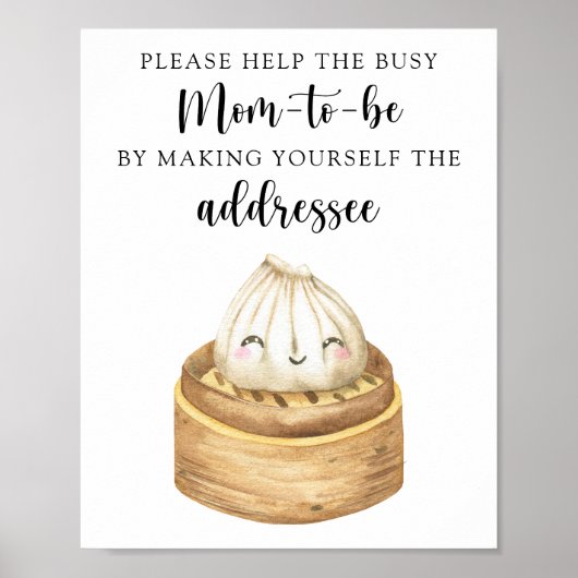 Chinese dumpling - Help de drukke mama Poster (Voorkant)