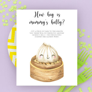 Chinese dumpling - hoe groot is mama's buik spel poster