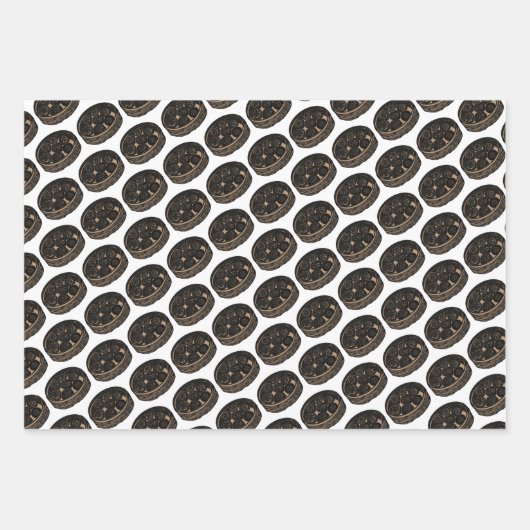 Chinese dumplings op inpakpapier vel (Voorkant 3)