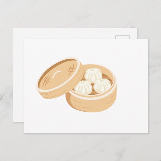 Chinese duplo's briefkaart (Voorkant / Achterkant)