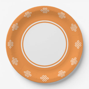 Chinese elegantie in Bord Oranje papier
