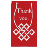 Chinese Elegantie in Cherry Gift Bag Klein Cadeauzakje (Voorkant)