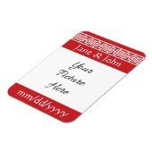 Chinese elegantie in Cherry Save-the-Date Magnet Magneet (Linkerzijde)