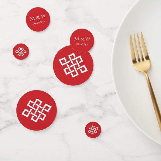 Chinese Elegantie in Cherry Table Confetti (Groep)