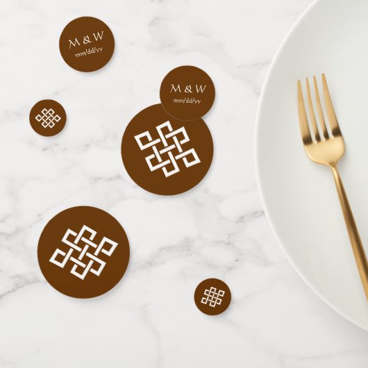 Chinese Elegantie in Chocolade Tafel Confetti (Groep)