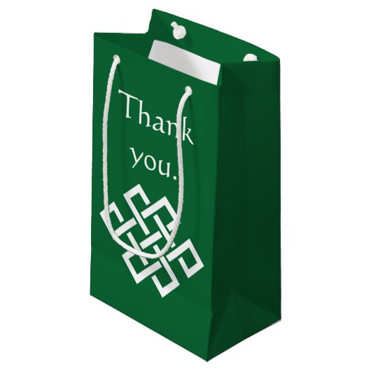 Chinese Elegantie in groene cadeautas (Voorkant Gekanteld)