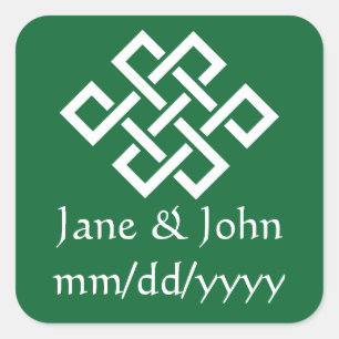Chinese elegantie in groene sticker