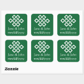 Chinese elegantie in groene sticker (Vel)
