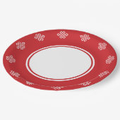 Chinese elegantie in het Bord Cherry Paper (Gekanteld)