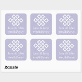 Chinese elegantie in Lavender Sticker (Vel)