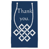 Chinese Elegantie in Navy Cadeautas (Voorkant)