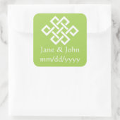 Chinese elegantie in Peridot Sticker (Tas)