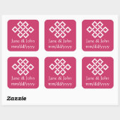 Chinese elegantie in Raspberry Sticker (Vel)
