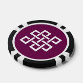 Chinese elegantie in wijn poker chips (Enkel)