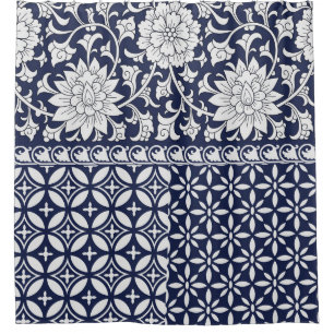 Chinese elegantie: naadloos Ornament Douchegordijn