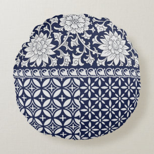 Chinese elegantie: naadloos Ornament Rond Kussen