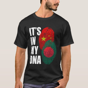 Chinese En Bangladeshi Mix DNA Vlag Erfgoed T-shirt