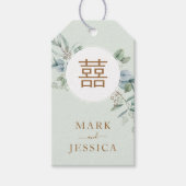 Chinese Eucalyptus Double Happiness/Song Hy Cadeaulabel (Voorkant)