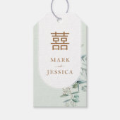 Chinese Eucalyptus Double Happiness/Song Hy Cadeaulabel (Voorkant)