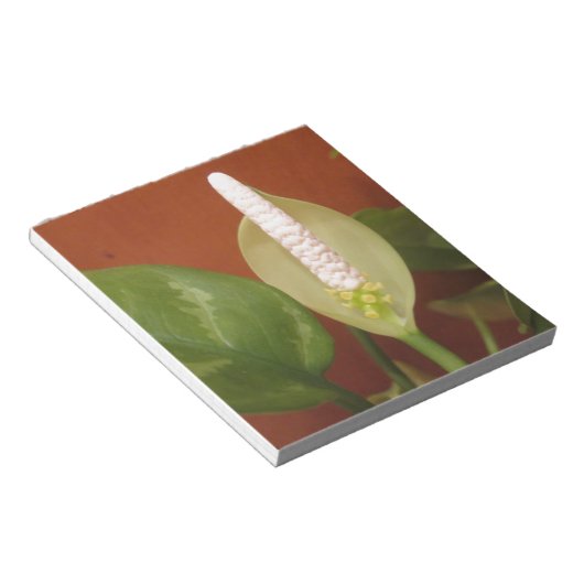 Chinese Evergreen Flower Notitieblok (Schuin)