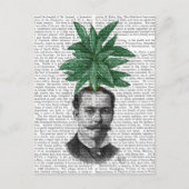 Chinese Evergreen Head Plant Briefkaart (Voorkant)