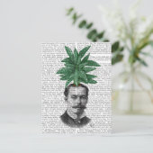 Chinese Evergreen Head Plant Briefkaart (Staand voorkant)