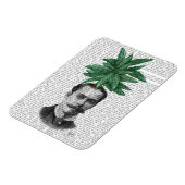 Chinese Evergreen Head Plant Magneet (Linkerzijde)