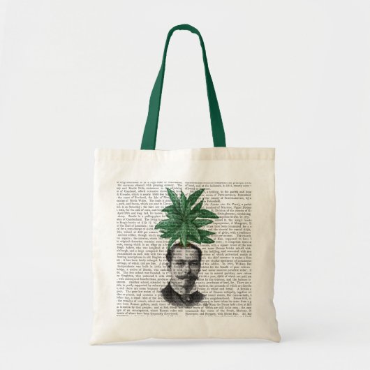 Chinese Evergreen Head Plant Tote Bag (Voorkant)