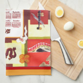 Chinese Favorites 2026 Calendar Fabric Font Theedoek (Quarter Fold)