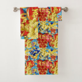 Chinese feestdagen bad handdoek