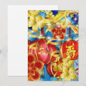 Chinese feestdagen feestdagenkaart (Voorkant / Achterkant)