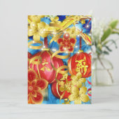 Chinese feestdagen feestdagenkaart (Staand voorkant)