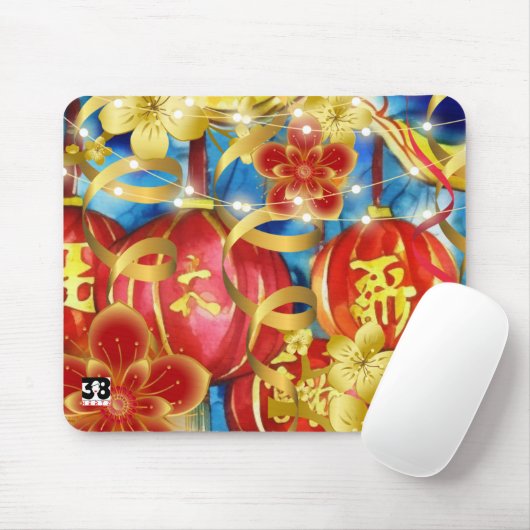 Chinese feestdagen muismat (Met muis)