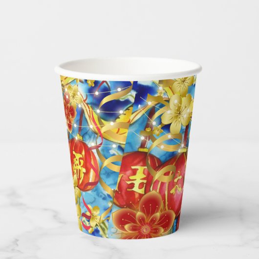 Chinese feestdagen papieren bekers (Voorkant)